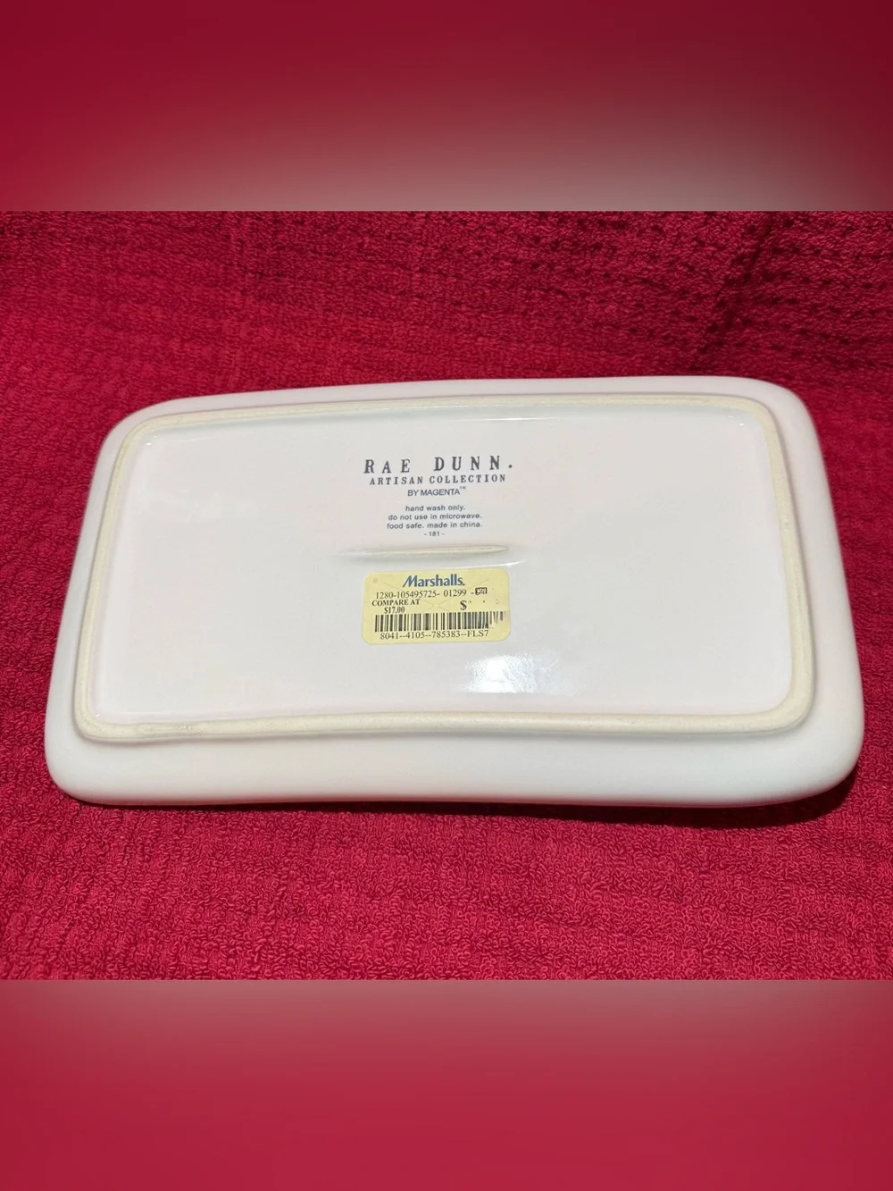 Rae Dunn DIP & CHIPS plate